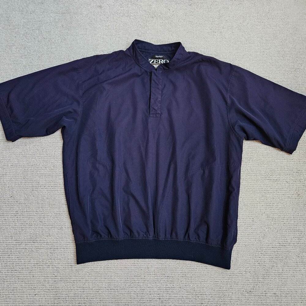 Zero Restriction Short Sleeve Pullover Windbreake… - image 1